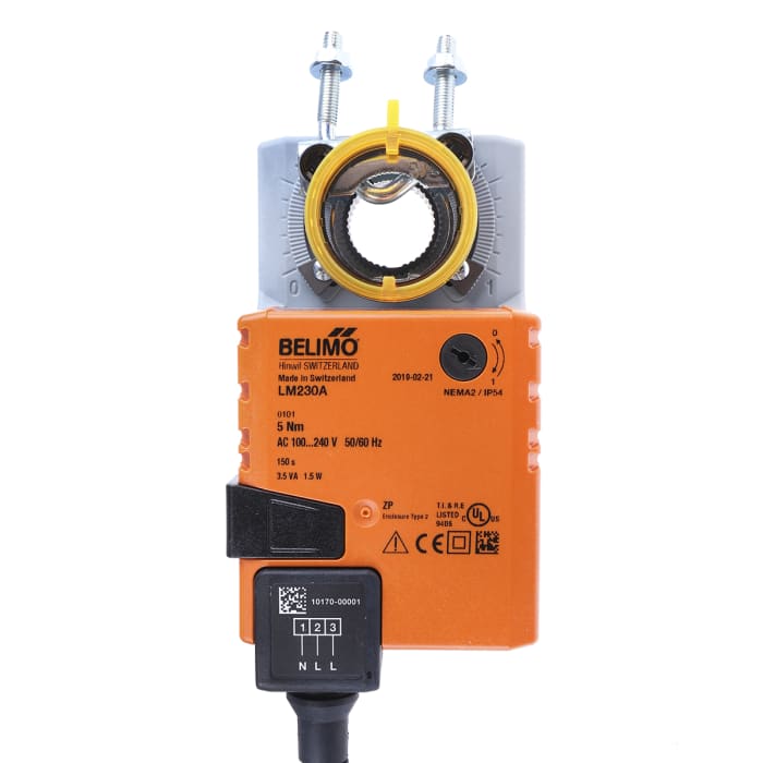Belimo Open/Close Damper Actuator, 5Nm, 240 V ac