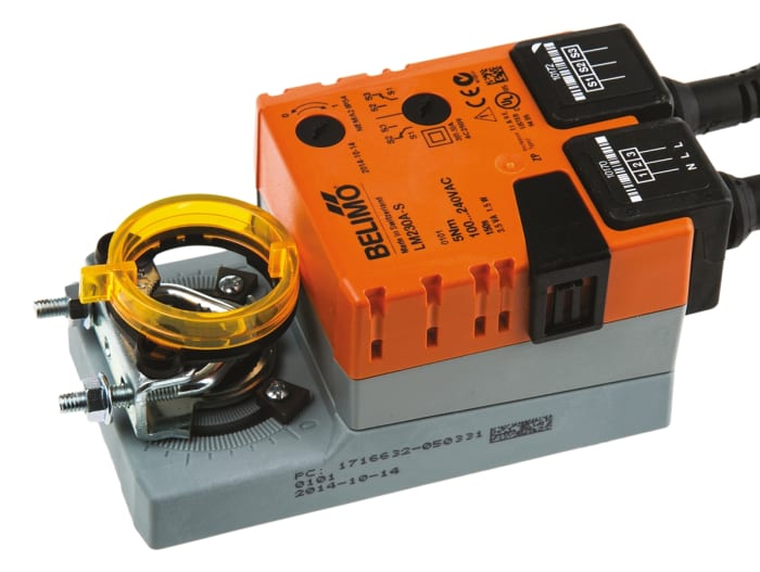 LM230AS Belimo Open/Close Damper Actuator, 5Nm, 240 V ac 5041236