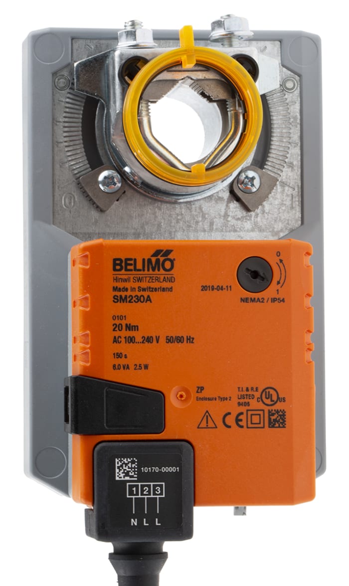 Servomoteur Belimo, 240 V ac, 20Nm, Marche- Arrêt