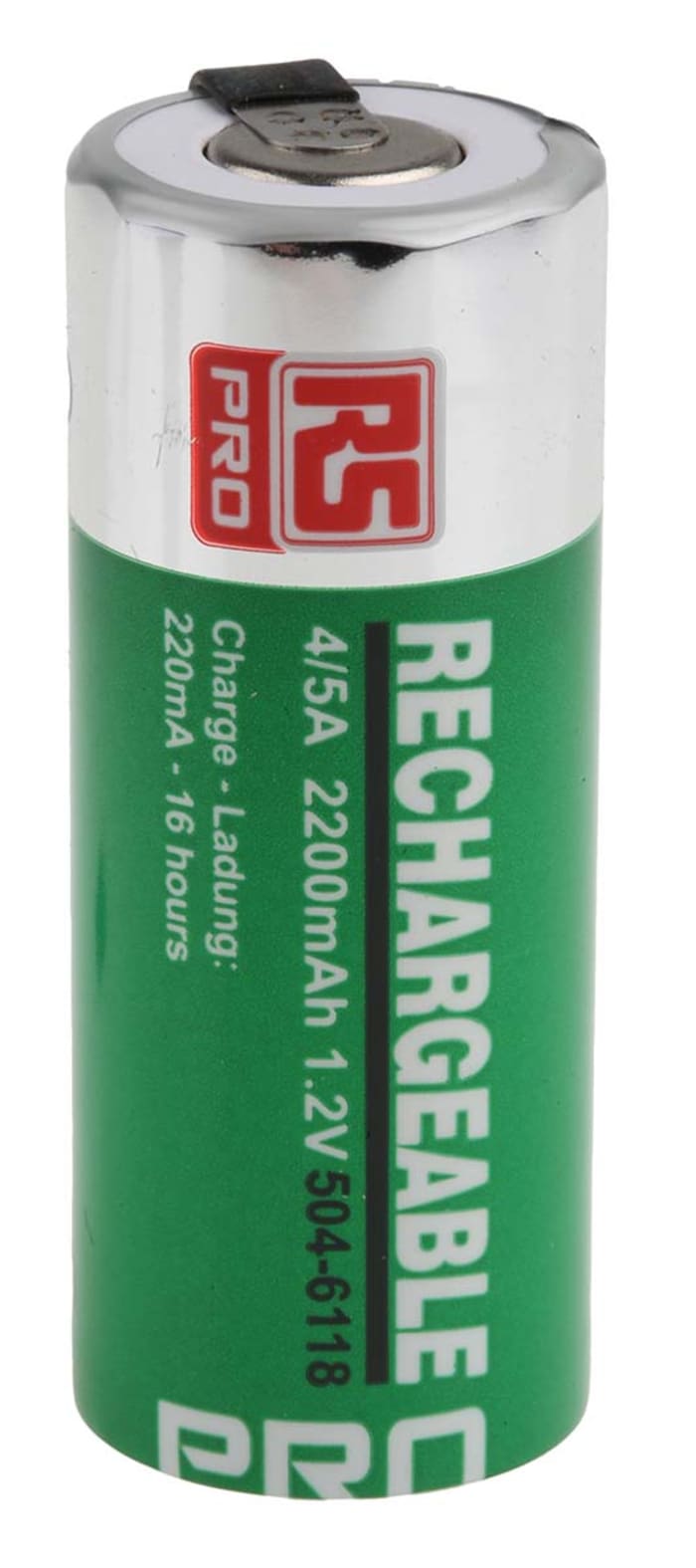 RS PRO RS PRO, 1.2V, 4/5 A, NiMH Rechargeable Battery, 2.2Ah