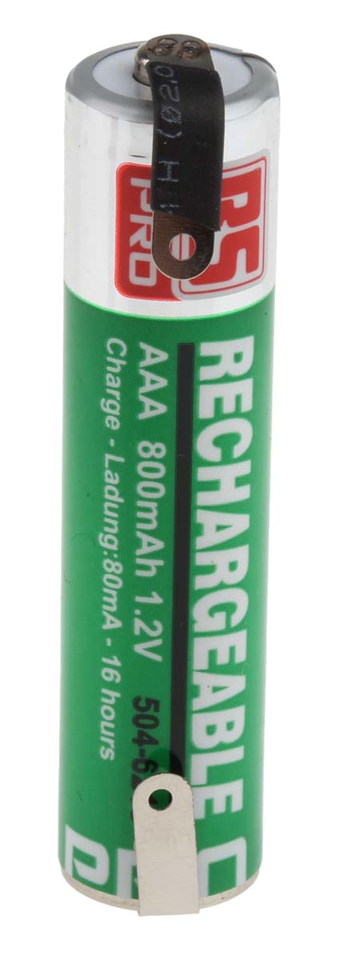 Piles rechargeables AAA 800mAh RS PRO sortie Broches à souder