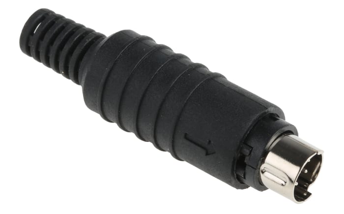 Lumberg 8 Pole Miniature Din Plug, 1A, 100 V ac, Male, Cable Mount