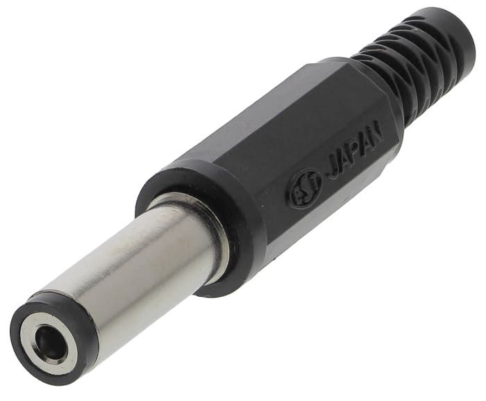 Lumberg NES/J DC Adaptör Fişi, Nikel Kaplı Kontak, Kablo Ucuna Monte, 43mm, 500mA, Düz, 12 V dc