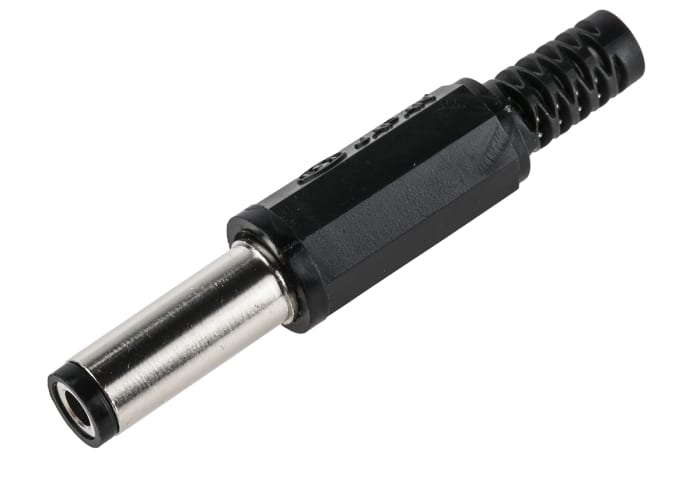 Conector DC macho, Lumberg XNES/J, Ø int. 2.5mm, Ø ext. 5.5mm, Montaje de Cable, 12,0 V, 1.0A