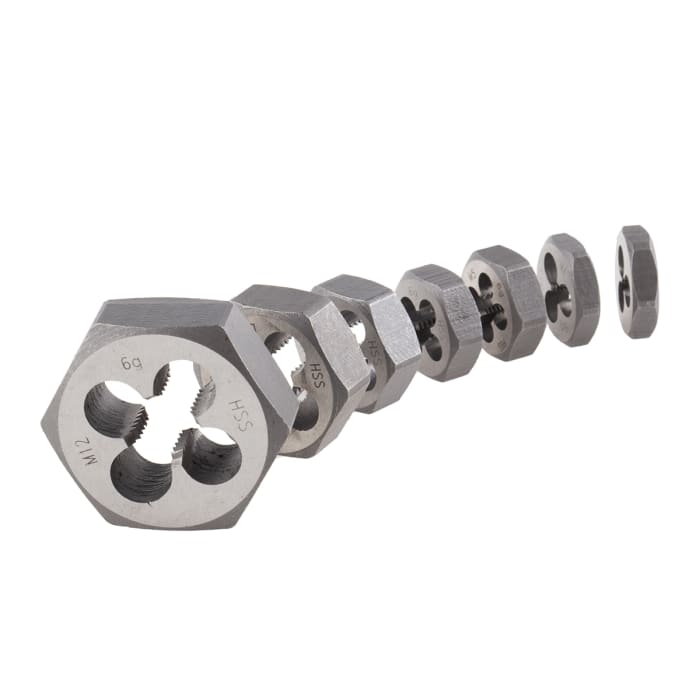 RS PRO | RS PRO M3ToM12 HSS 7 piece Die Nut Set | 506-4318 | RS
