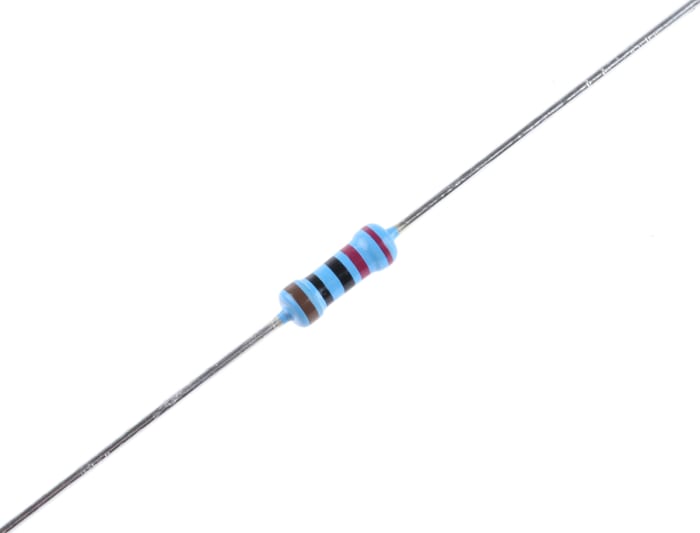 Vishay MBB0207 Series Axial Thin Film Fixed Resistor 220Ω ±1% 0.6W ±50ppm/°C