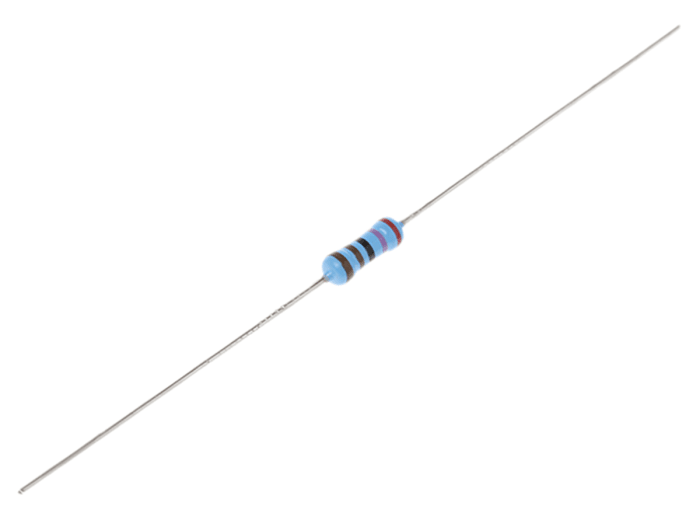 Vishay MBB0207 Series Axial Thin Film Fixed Resistor 2.7kΩ ±1% 0.6W ±50ppm/°C