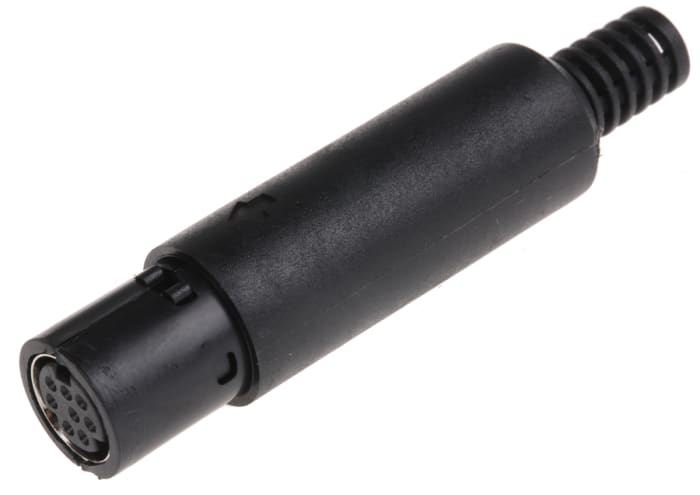 Lumberg 8 Pole Miniature Din Socket, 1A, 100 V ac, Female, Cable Mount