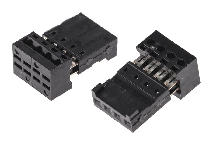 Stelvio Kontek 4-Way IDC Connector Socket for Cable Mount, 1-Row