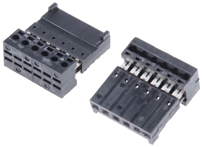 Stelvio Kontek 6-Way IDC Connector Socket for Cable Mount, 1-Row