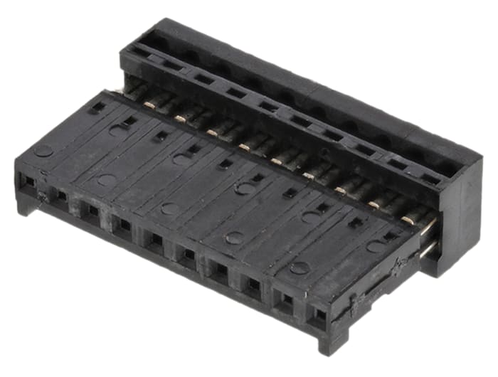 Stelvio Kontek 10-Way IDC Connector Socket for Cable Mount, 1-Row