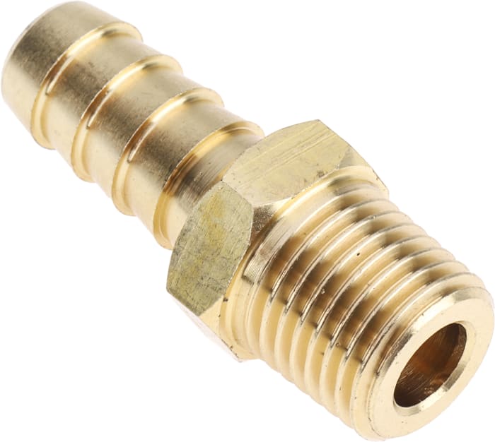 RS PRO, RS PRO Hose Connector Hose Tail Adaptor, G 1/4in 3/8in ID, 506-7200