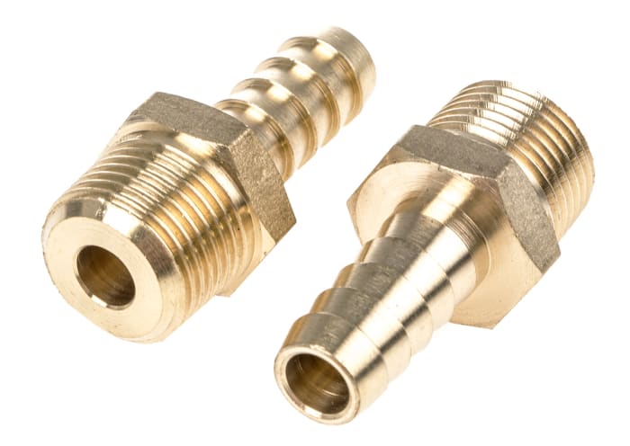 Raccord de tuyau souple RS PRO Laiton, dia.interne 3/8pouce