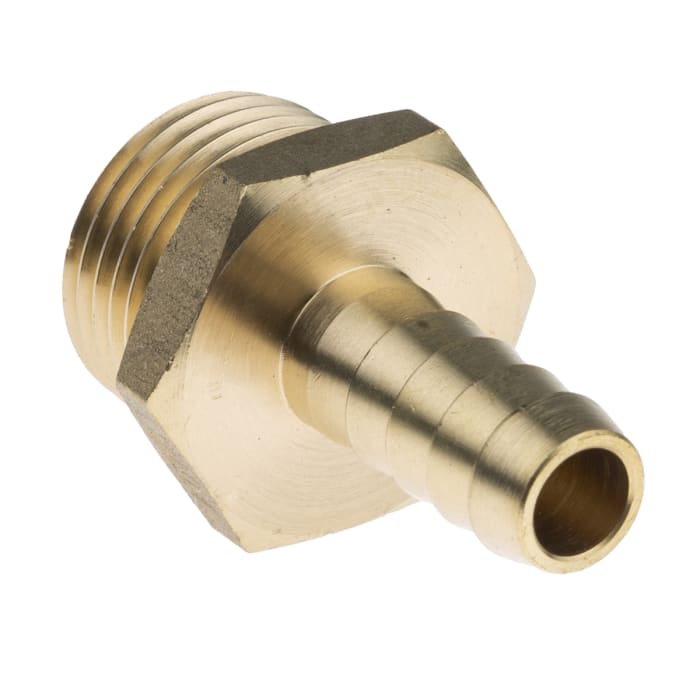 RS PRO Hose Connector Hose Tail Adaptor, G 3/8in 1/2in ID