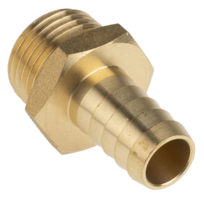 RS PRO, RS PRO Hose Connector, Elbow Hose Tail Adaptor, BSP 1/2in 12mm ID, 795-310