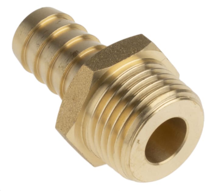 RS PRO, RS PRO Hose Connector Hose Tail Adaptor, G 1/4in 3/8in ID, 506-7200