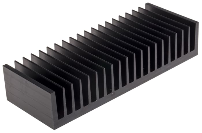 AAVID THERMALLOY Heatsink, Universal Rectangular Alu, 0.8K/W, 75 x 200 x 40mm