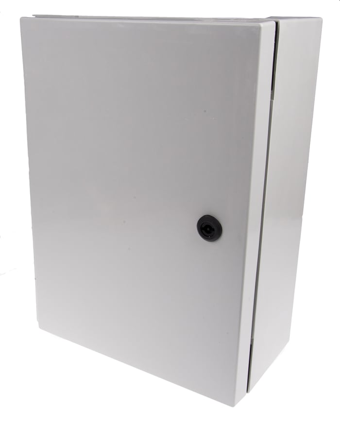 Coffret mural Fibox CAB P en Polyester, Hauteur 415 mm, Largeur 315 mm, Profondeur 170mm, Gris, IP66