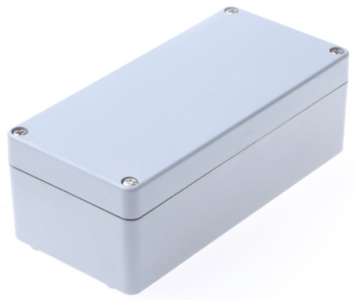 Fibox Euronord II Series Grey Polyester Enclosure, IP66, IP67, Grey Lid, 160 x 75 x 55mm