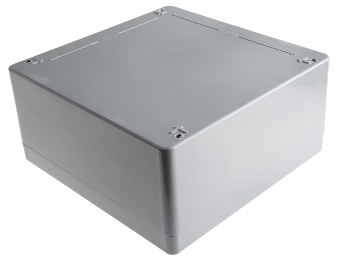 P 252612 ENCLOSURE Fibox | Fibox Euronord II Series Grey Polyester ...