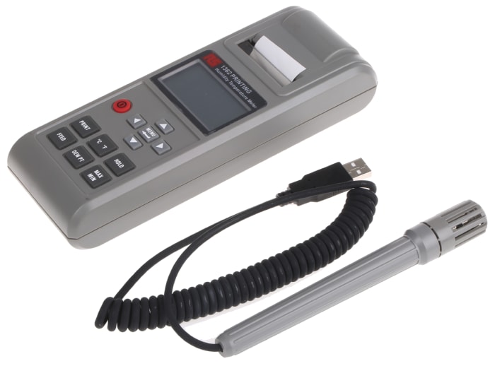 Thermomètre hygromètre RS PRO, +1333°C max., 95%HR max.