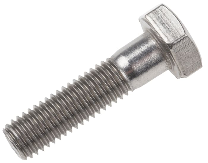 RS PRO Stainless Steel, Hex Bolt, M10 x 40mm