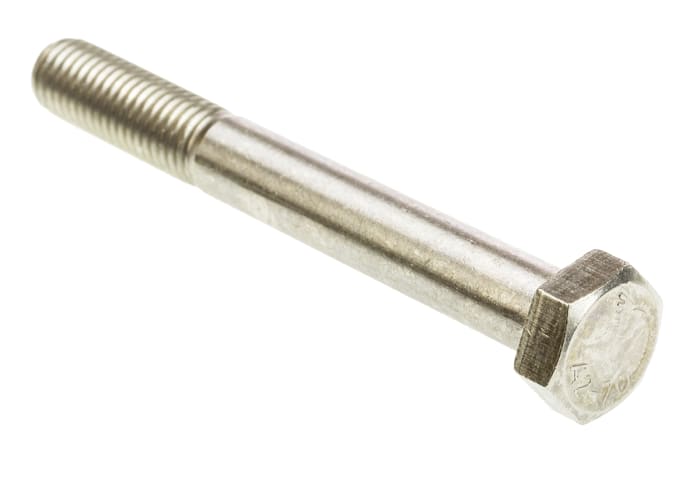 Vis à tête hexagonale Acier inoxydable, M12 x 100mm