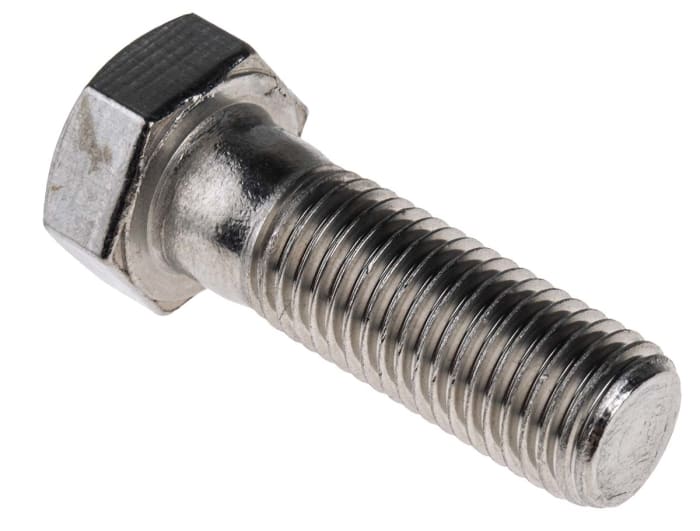 RS PRO Stainless Steel Hex, Hex Bolt, M16 x 50mm