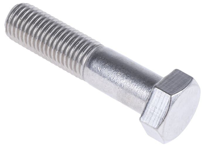 RS PRO Stainless Steel Hex, Hex Bolt, M16 x 70mm