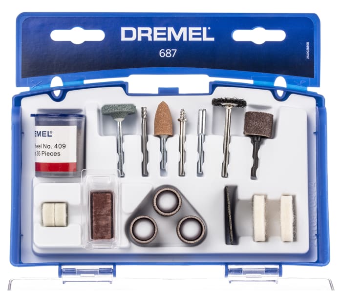 26150687JA, Dremel 52-Piece Accessory Kit, for use with Dremel Tools