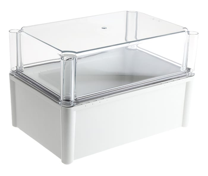 Skříň, řada: SOLID PC IP67 barva Šedá Polykarbonát 278 x 188 x 180mm