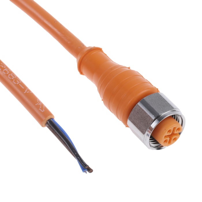 Lumberg Automation Straight Female 4 way M12 to Unterminated Sensor Actuator Cable, 10m