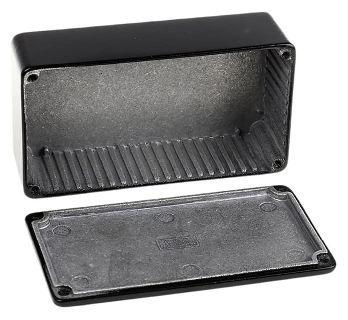 Boîtier CAMDENBOSS 5000 en Fonte d'aluminium, 120 x 66 x 40mm, Noir IP54, Blindé