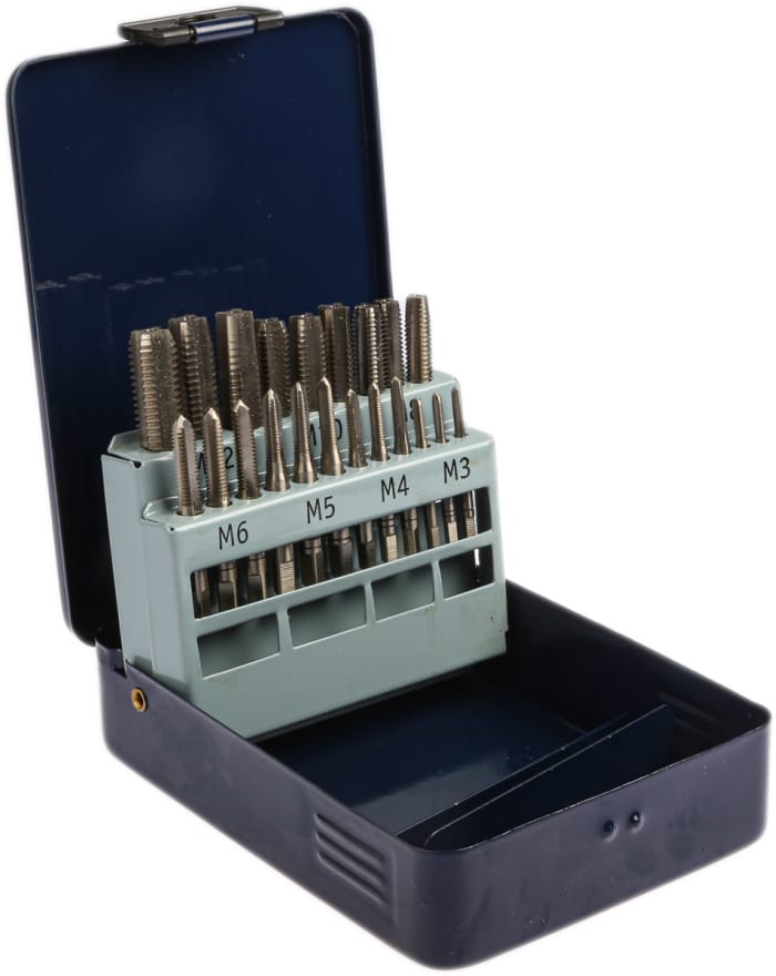 Tarauds manuels assortis HSS M3-M12