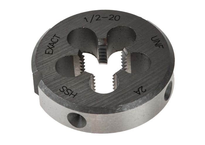 EXACT Thread Die, 1/2-20 UNF, 38mm od