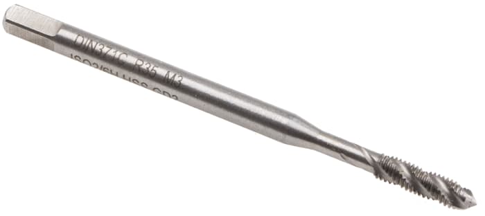 EVENTUS Threading Tap, M3 Thread, 0.5mm Pitch, Metric Standard, Machine Tap