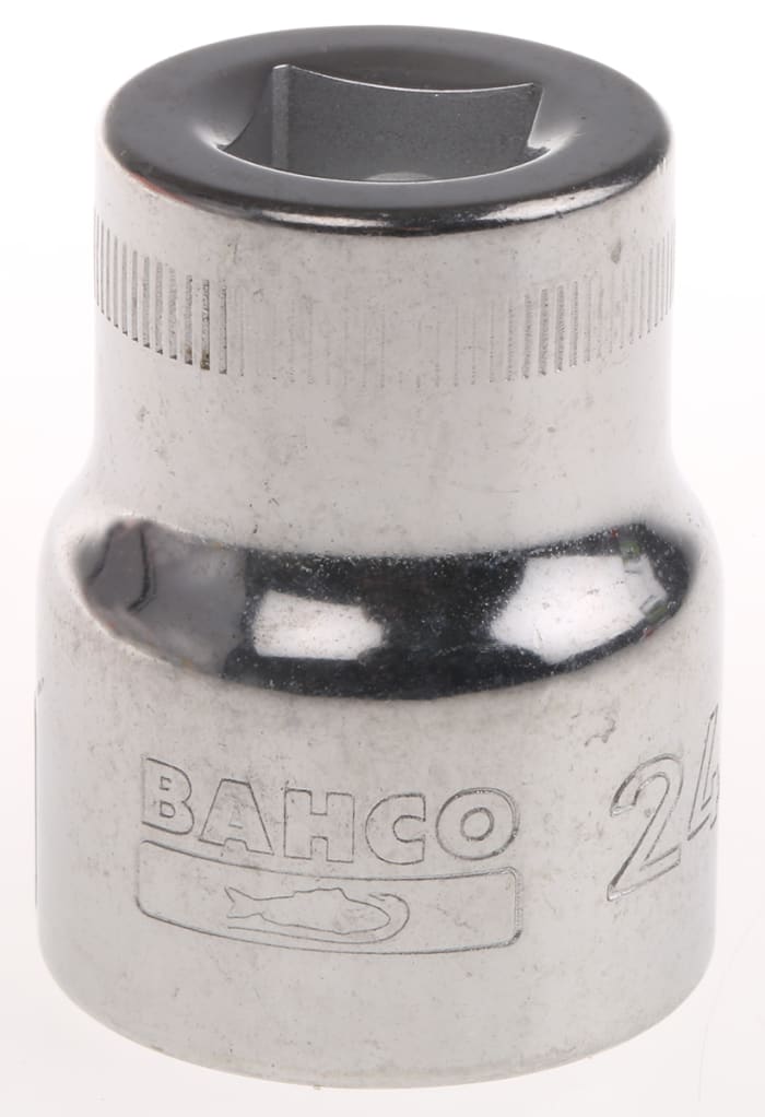 Bahco 1 2 in Drive 24mm Standard Socket 12 point 41 mm Overall Length