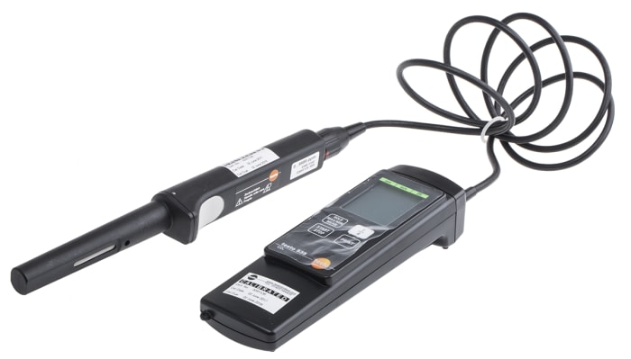 Testo 535 Data Logging Air Quality Monitor, 99%RH Max, Battery-Powered
