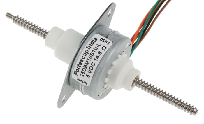 Elektrický lineární aktuátor, řada: 26DBM10B1U, Krokový motor, zatížení: 13.9N, délka zdvihu: 48mm