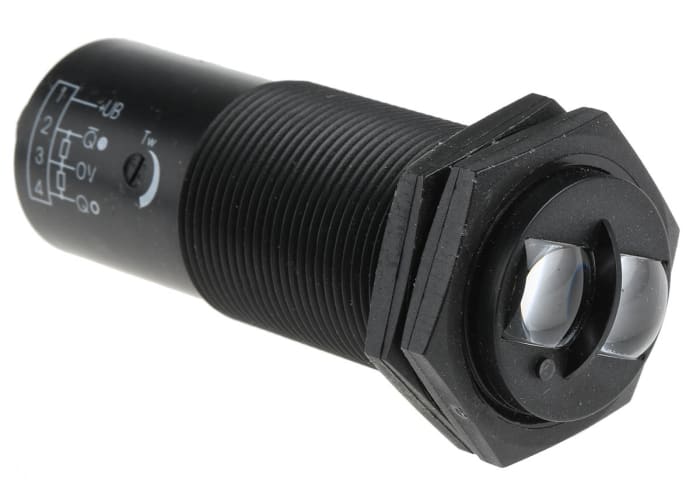 Pepperl + Fuchs Diffuse Photoelectric Sensor, Barrel Sensor, 100 mm → 2.5 m Detection Range