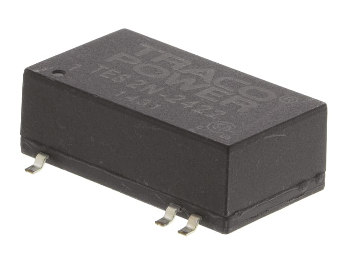 TRACOPOWER TES 2N DC-DC Converter, ±12V dc/ ±85mA Output, 18 → 36 V dc Input, 2W, Surface Mount, +85°C Max Temp