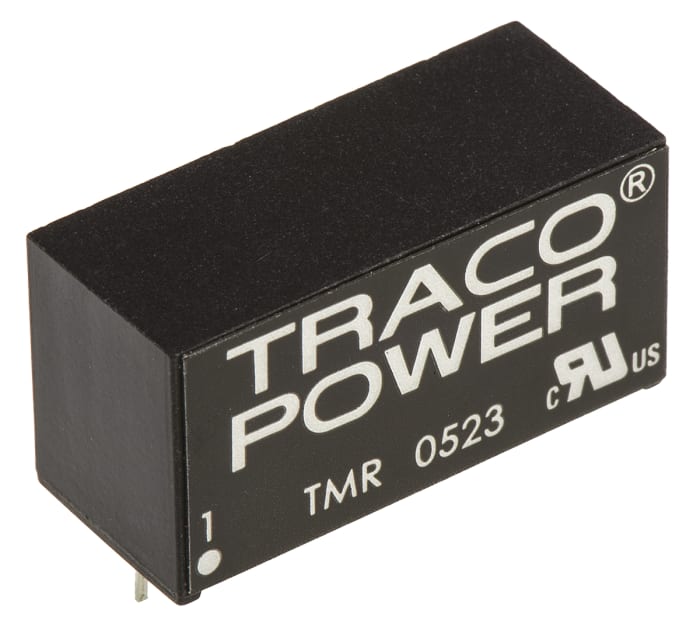 TRACOPOWER TMR 2 DC-DC Converter, ±15V dc/ ±65mA Output, 4.5 → 9 V dc Input, 2W, Through Hole, +85°C Max Temp