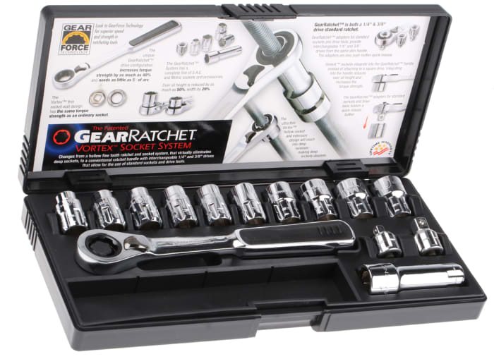Gear Wrench 14-Piece 1/4 in, 3/8 in