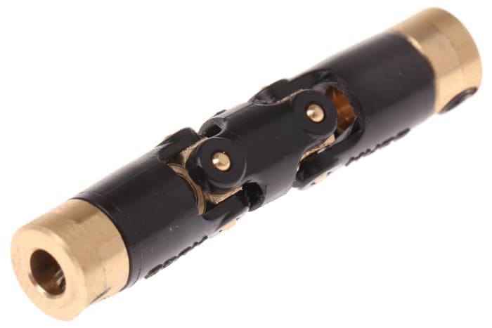 Cardan Huco 3 x 3mm Double, Brut, en Laiton