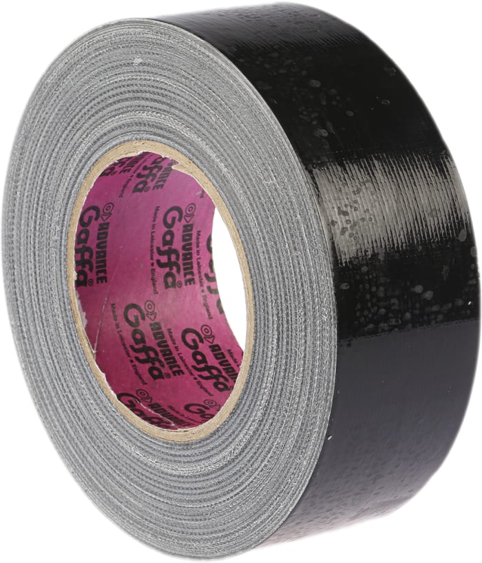 Scotch Gaffer Advance Tapes AT202 Noir, Brillant, 50m x 50mm x 0.22mm