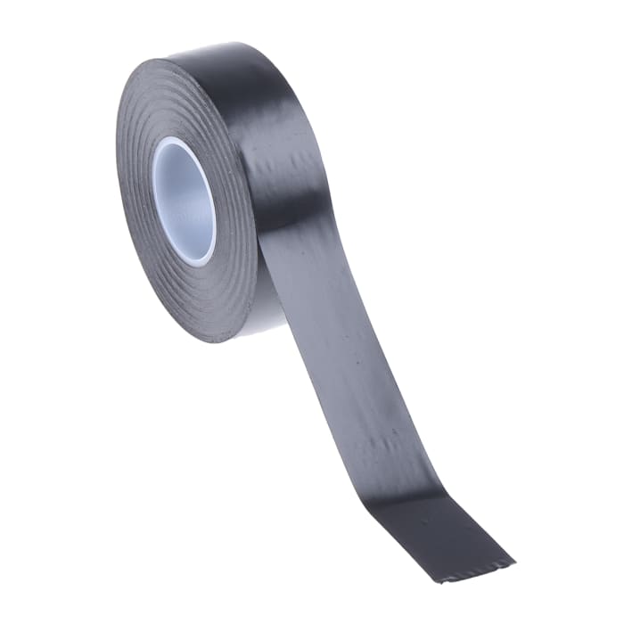 Elektrikářská páska, Černá PVC 8000V 19mm x , délka: 20m BS EN 60454-3-1/typ 2 tloušťka 0.13mm AT7 Advance Tapes