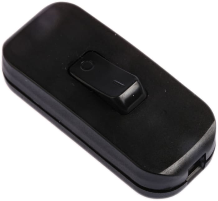 Legrand Black Inline Rocker Switch