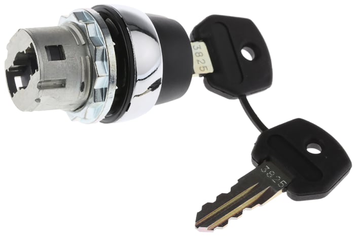 Allen Bradley 800F 3-position Key Switch Head, Latching, 22mm Cutout