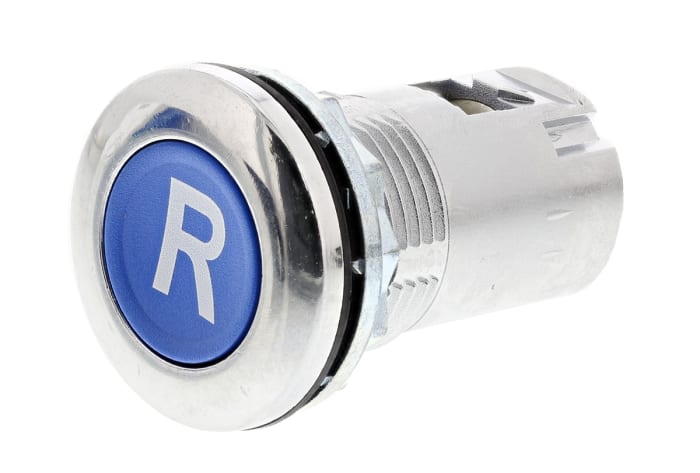 Allen Bradley 800F Series Blue Reset Push Button Head, 22mm Cutout, IP65