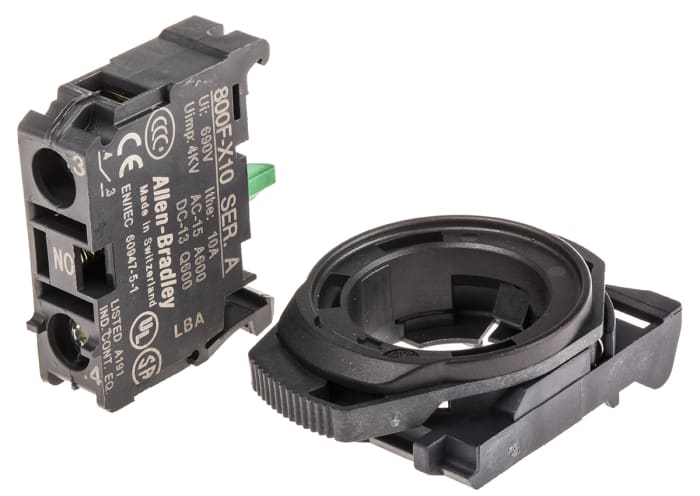 Allen Bradley 800F Series Contact Block, 600V, 1NO